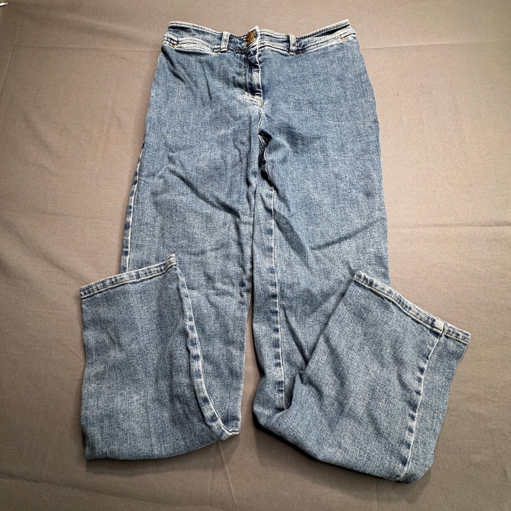 Lauren Jeans Ralph Vintage Women Blue Denim Jeans Size 6 6x30‎ Stretch Straight